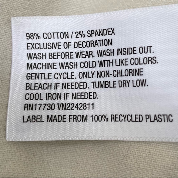 NWOT - Mossimo Blue Acide Wash Denim Jean Vest Size Medium - Picture 5 of 5